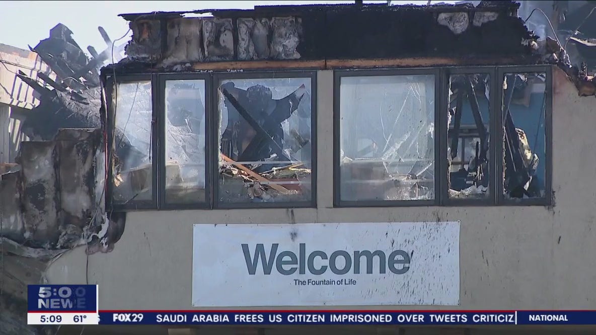 'It's heartbreaking': 8-alarm fire burns South Jersey church to the ground, officials say